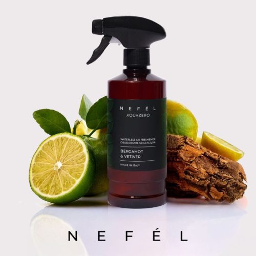 Nefél Aquazero - Bergamott és Vetiver vízmentes légfrissítő permet
