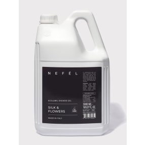   Nefél Tusfürdő utántöltő - Selyem és virágok illatú - 5L