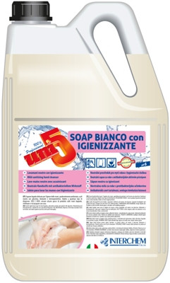 UNI 5 Mani Soap Bianco Folyékony kézmosószappan 5kg