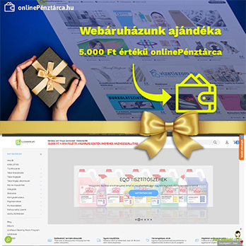 Ajándék vásárlóinknak - OnlinePénztárca 